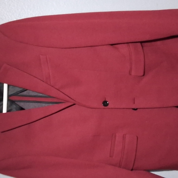 Express  Men Blazer Size 36 R Color Guindo - Picture 2 of 8